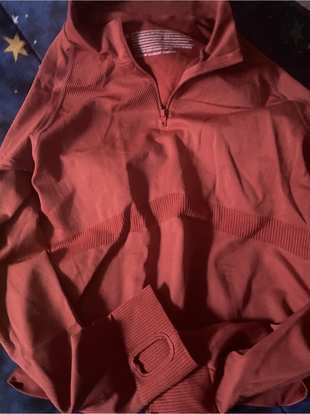 Women’s Half-Zip Sweater in Burgandy